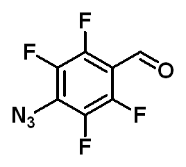 Chemical structure of p-Azidotetrafluorobenzaldehyde