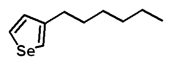 Chemical structure of 3-Hexylselenophene