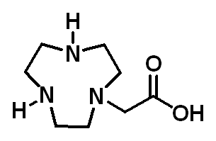 Chemical structure of 2-(1,4,7-Triazonan-1-yl)acetic acid