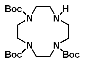 Chemical structure of Tri-tert-butyl 1,4,7,10-Tetraazacyclododecane-1,4,7-triacetate
