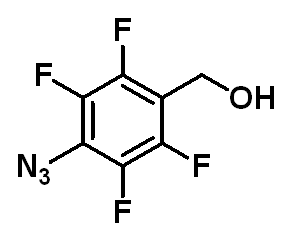 Chemical structure of 4-Azido-2,3,5,6-tetrafluorobenzenemethanol