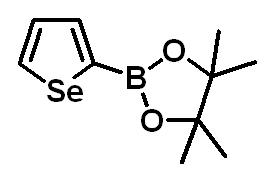 Chemical structure of 4,4,5,5-Tetramethyl-2-(selenophen-2-yl)-1,3,2-dioxaborolane
