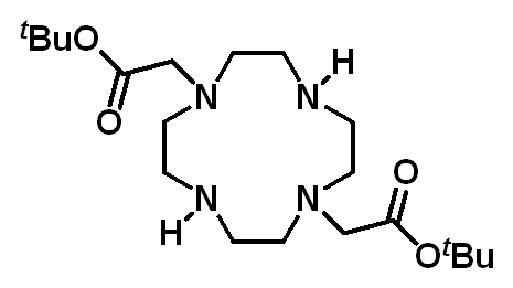 Chemical structure of 1,7-Bis(tert-butoxycarbonylmethyl)-1,4,7,10-tetraazacyclododecane