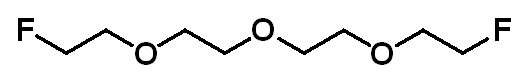 Chemical structure of 1-Fluoro-2-{2-[2-(2-fluoroethoxy)ethoxy]ethoxy}ethane