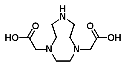 Chemical structure of Hexahydro-1H-1,4,7-triazonine-1,4(5H)-diacetic acid