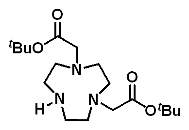 Chemical structure of Di-tert-butyl 2,2'-(1,4,7-triazonane-1,4-diyl)diacetate