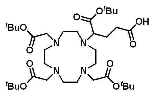 Chemical structure of DOTA-GA(tBu)4