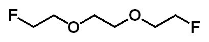 Chemical structure of Ethane, 1,2-bis(2-fluoroethoxy)-