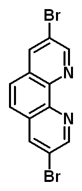 Chemical structure of 3,8-Dibromo-1,10-phenanthroline