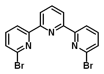 Chemical structure of 6,6''-Dibromo-2,2':6',2''-terpyridine