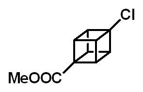 Chemical structure of Methyl 4-chlorocubanecarboxylate