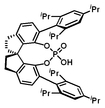 Chemical structure of (11aS)-10,11,12,13-Tetrahydro-5-hydroxy-3,7-bis[2,4,6-tris(1-methylethyl)phenyl]-diindeno[7,1-de:1',7'-fg][1,3,2]dioxaphosphocin 5-oxide
