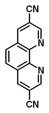 Chemical structure of 1,10-Phenanthroline-3,8-dicarbonitrile