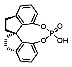 Chemical structure of (11aR)-10,11,12,13-Tetrahydro-5-hydroxy-5-oxide-diindeno[7,1-de:1',7'-fg][1,3,2]dioxaphosphocin
