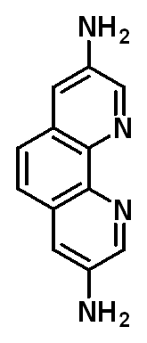 Chemical structure of 1,10-Phenanthroline-3,8-diamine