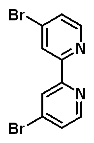 Chemical structure of 4,4'-Dibromo-2,2'-bipyridine