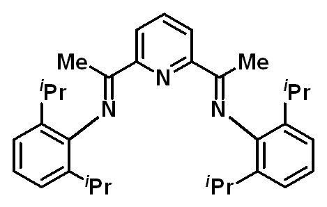 Chemical structure of 2,6-Bis[1-(2,6-DI-I-propylphenylimino)ethyl]pyridine
