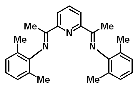 Chemical structure of 2,6-Bis[1-[(2,6-dimethylphenyl)imino]ethyl]pyridine