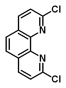 Chemical structure of 2,9-Dichloro-1,10-phenanthroline
