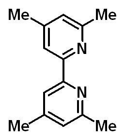 Chemical structure of 4,4',6,6'-Tetramethyl-2,2'-bipyridine