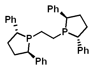 Chemical structure of (2R,5R)-1-(2-((2R,5R)-2,5-diphenylphospholan-1-yl)ethyl)-2,5-diphenylphospholane