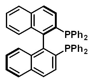 Chemical structure of Binap, (A+-)-