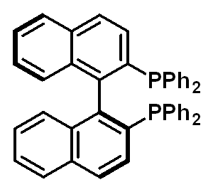 Chemical structure of Binap, (A+-)-