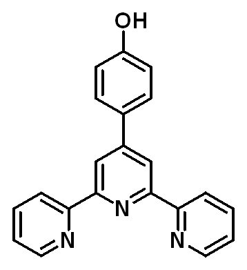 Chemical structure of Phenol, 4-[2,2':6',2''-terpyridin]-4'-yl-