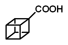 Chemical structure of 4-(Trifluoromethyl)cubane-1-carboxylic acid