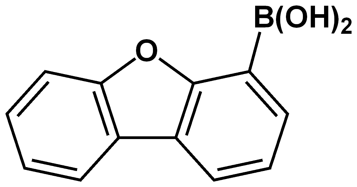 Chemical structure of Dibenzofuran-4-boronic acid