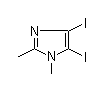 Chemical structure of 4,5-Diiodo-1,2-dimethylimidazole