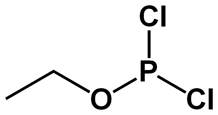 Chemical structure of Ethyl dichlorophosphite