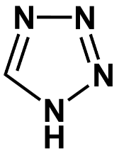 Chemical structure of Tetrazole