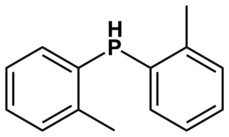 Chemical structure of Bis(2-methylphenyl)phosphine