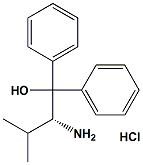 Chemical structure of (R)-2-Amino-3-methyl-1,1-diphenyl-1-butanol