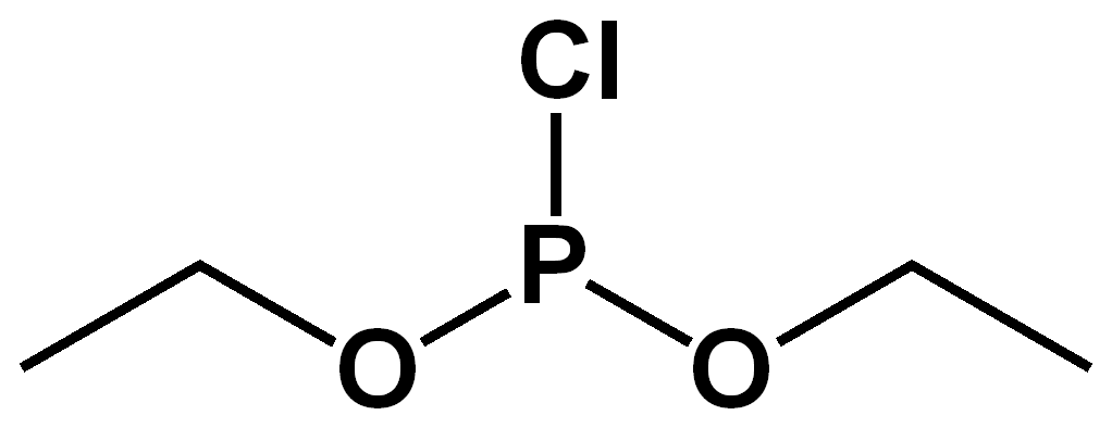 Chemical structure of Diethyl Chlorophosphite