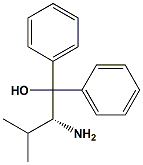 Chemical structure of (R)-(+)-2-AMINO-3-METHYL-1,1-DIPHENYL-1-BUTANOL