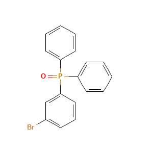 Chemical structure of (3-bromophenyl)diphenylphosphine oxide