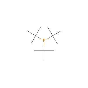 Chemical structure of Tri-tert-butylphosphine