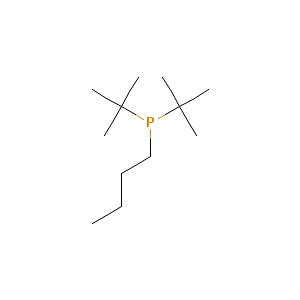 Chemical structure of Di-t-butyl(n-butyl)phosphine